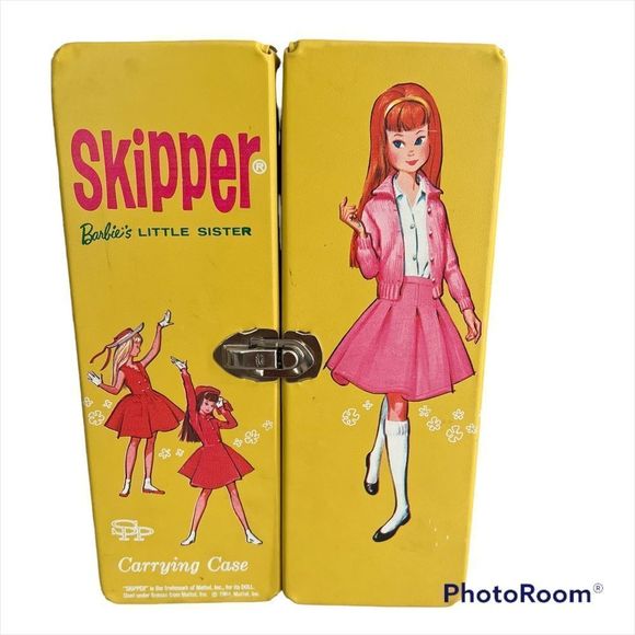 Mattel Toys Vintage 964skipper Doll Carrying Case Clothes Barbie Mattel Yellow Poshmark